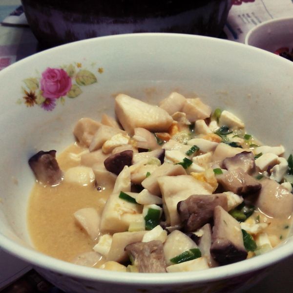 鹹蛋炒杏鮑菇 : Wei Ru一起做