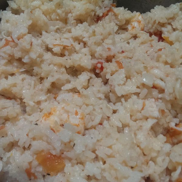 一整顆番茄飯加料變化版～鮮蝦蘿勒番茄燉飯 : Grace Lu一起做