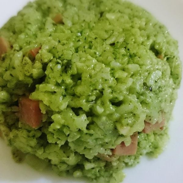 菠菜湯、菠菜燉飯：Iris Chen 一起做