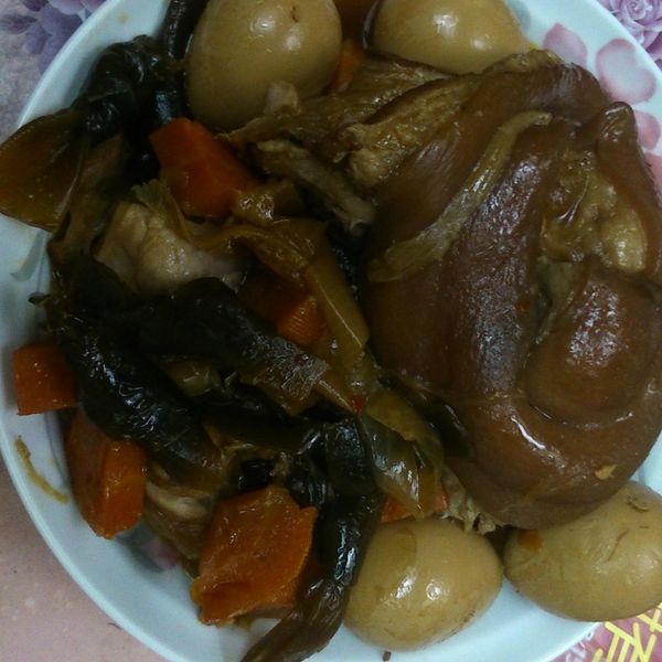 【電鍋食譜】紅燒蹄膀 Stewed Pork Hocks：闕琪琪 一起做