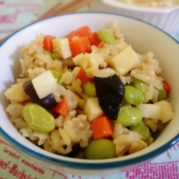 日式干貝雜炊飯 : Iris Chen一起做