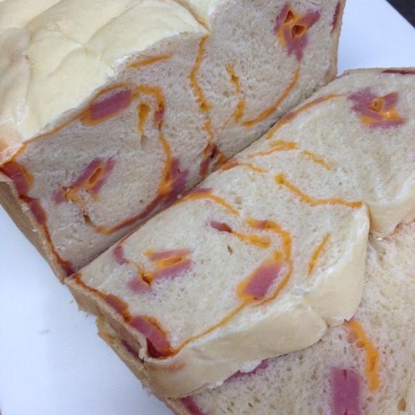 起士火腿吐司Panasonic製麵包機：Angel Ding 一起做