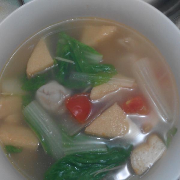 番茄油豆腐湯 : Denis Chien一起做