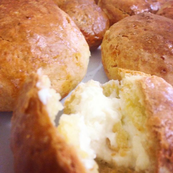 Cream Cheese夾心司康 : Candy Yeh一起做