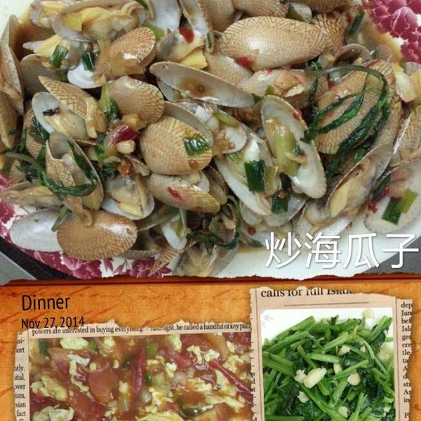 [Serena 上菜]九層塔炒海瓜子：terresa 一起做