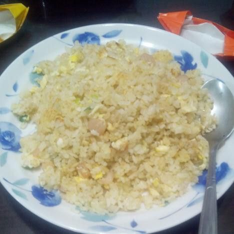 蝦仁火腿蛋炒飯：Candy Wang 一起做