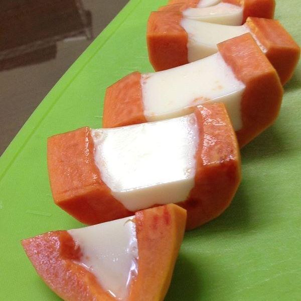 木瓜牛奶凍 : 王小黑一起做