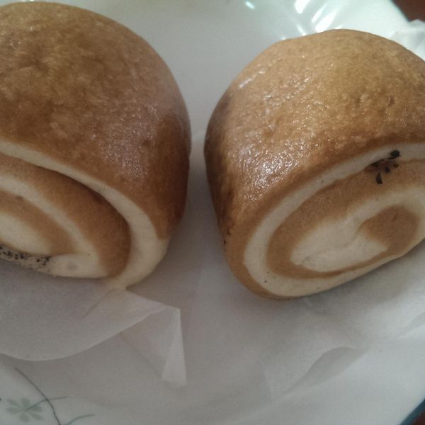 黑糖雙色饅頭 : Wan Wan一起做