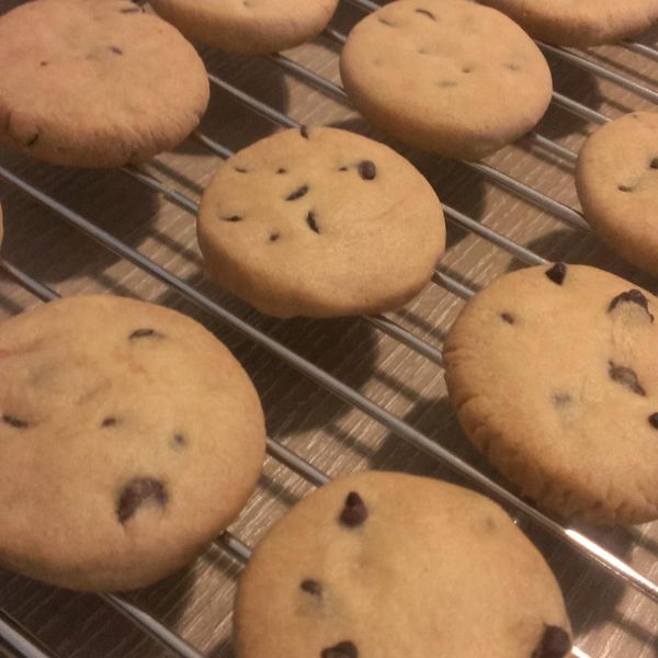 小烤箱做巧克力豆餅乾(另有大烤箱版) : Tzu-ting Lin一起做