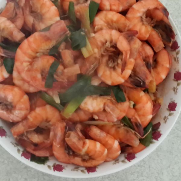 蒜頭蝦 : 芬辣媽一起做