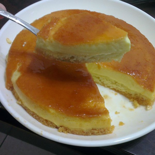 電鍋自製布丁牛奶蛋糕【光泉鮮乳】 : 鵲鵲一起做