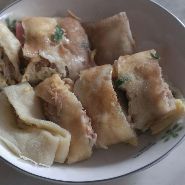 Q.軟.嫩蛋餅(5分鐘快速上桌)：小燕子 一起做