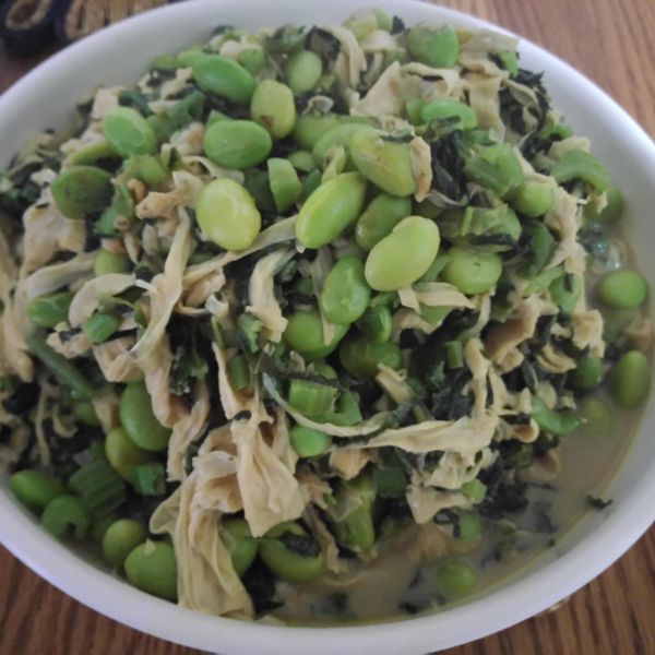 雪菜毛豆百頁 : Pamela Pan一起做