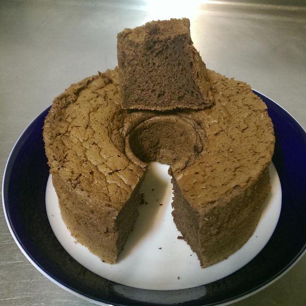 巧克力戚風蛋糕 : Cherry Chen一起做