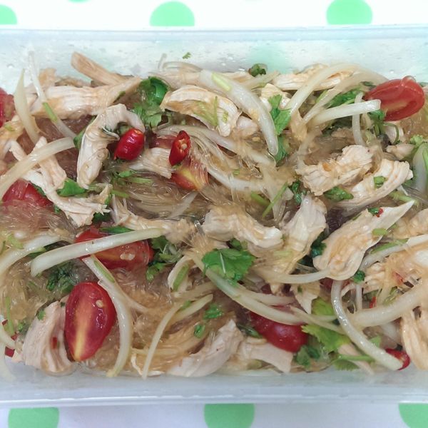 涼拌雞肉：grace 一起做