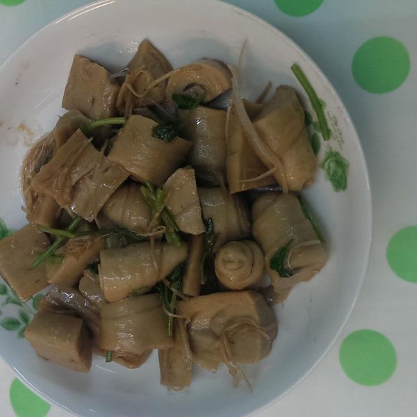 薑絲炒麵腸 : grace一起做