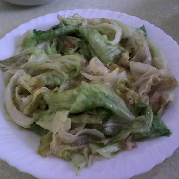 品靚上菜-(素)蠔油西生菜 : kitty一起做