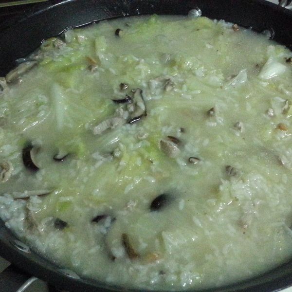 ♡宛の美好”食“光 ✿ 高麗菜鹹粥 : 黃嘉雯一起做