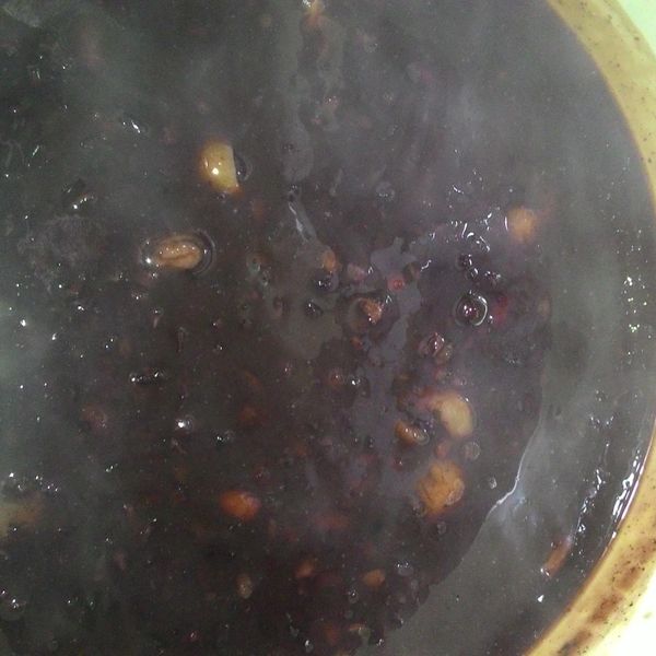 甜黑米八寶：Jen 一起做