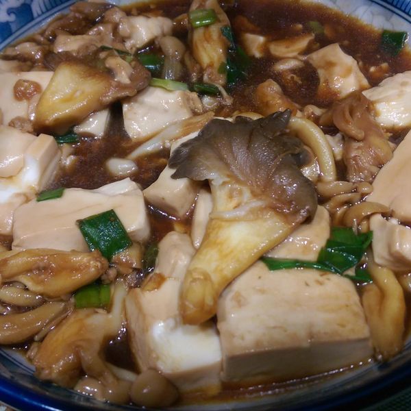 鴻喜菇燴豆腐 : 神隱一起做