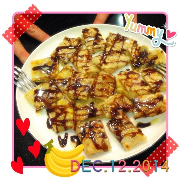 泰式香蕉煎餅【鷹牌煉奶】：張塔可 一起做