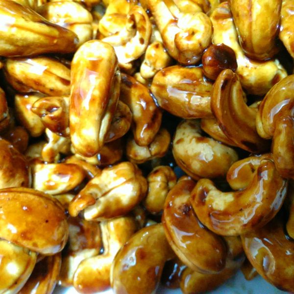 吃了會涮嘴的免油炸蜜汁腰果 : 秀華一起做