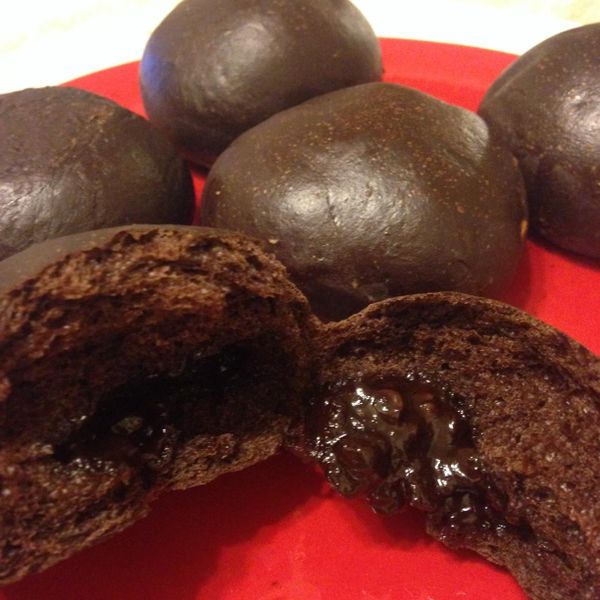 黑眼豆豆巧克力麵包(胖達人無添加物版) : Candy Yeh一起做