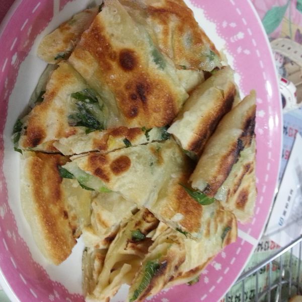 家常蔥油餅 : 齊芸一起做