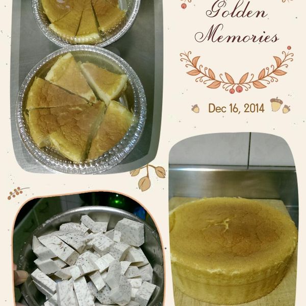 親子廚房-芋頭戚風蛋糕 : Cherry Chen一起做