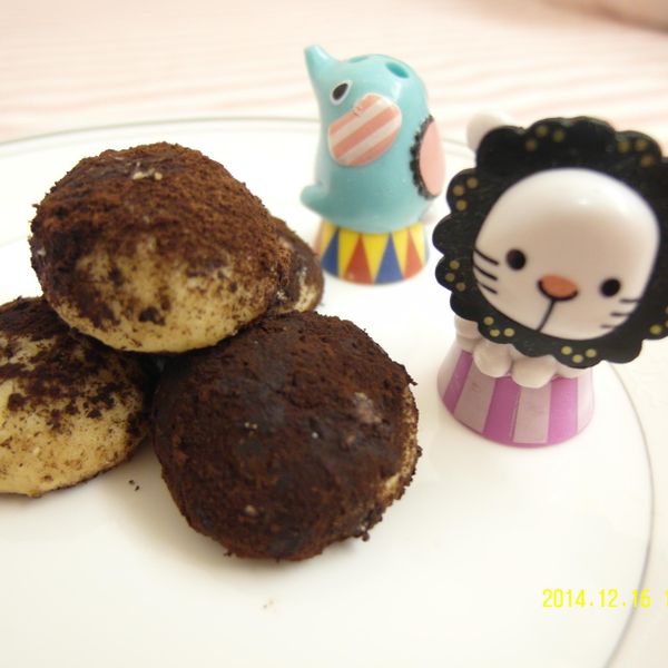 🎄[耶誕系列] 可可杏仁雪球🎄 : 野獸吃美食一起做