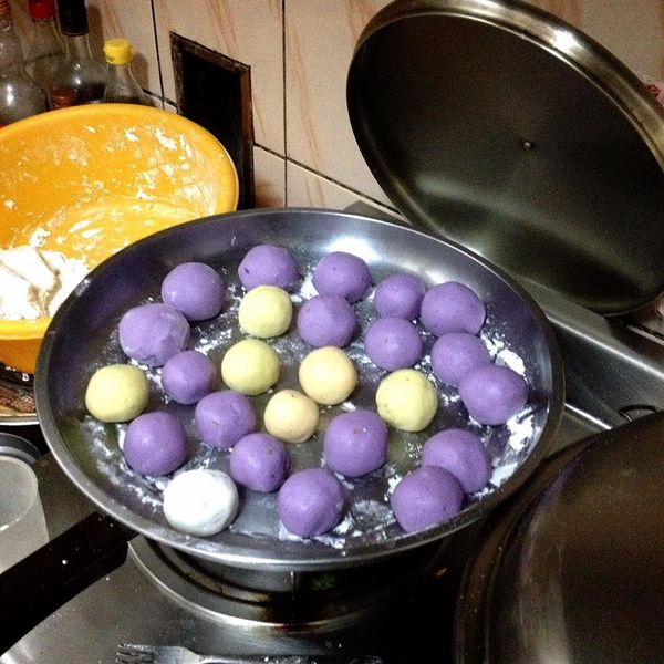 芋仔番薯圓:許寶華 一起做