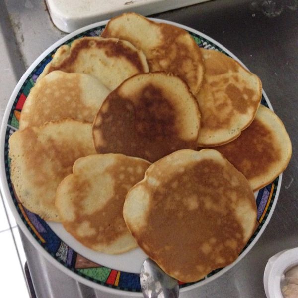 (1歲點心)超簡易 香蕉鬆餅：盧安琪 一起做