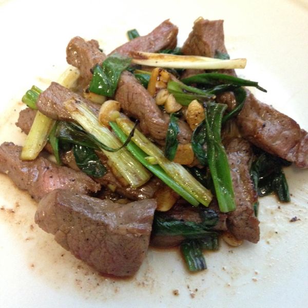 超簡單料理-蔥爆牛肉條 : Burusu Huang一起做