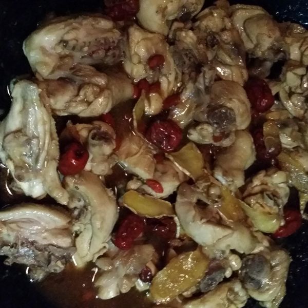 麻油雞 : 紋子一起做