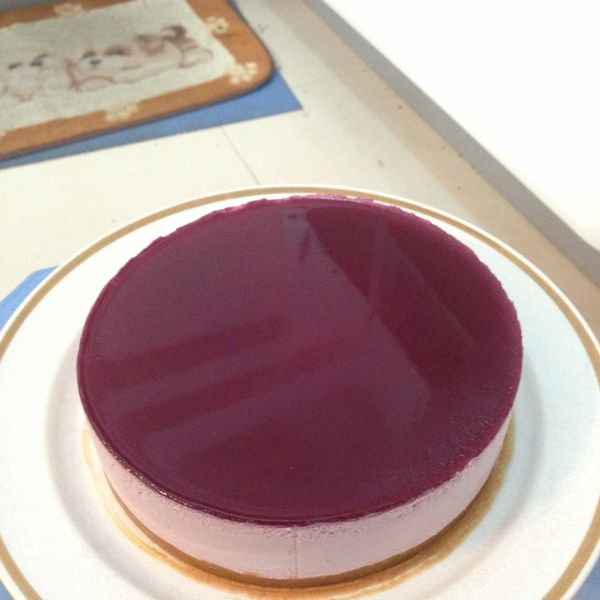 葡萄免烤乳酪蛋糕：Max Chen 一起做