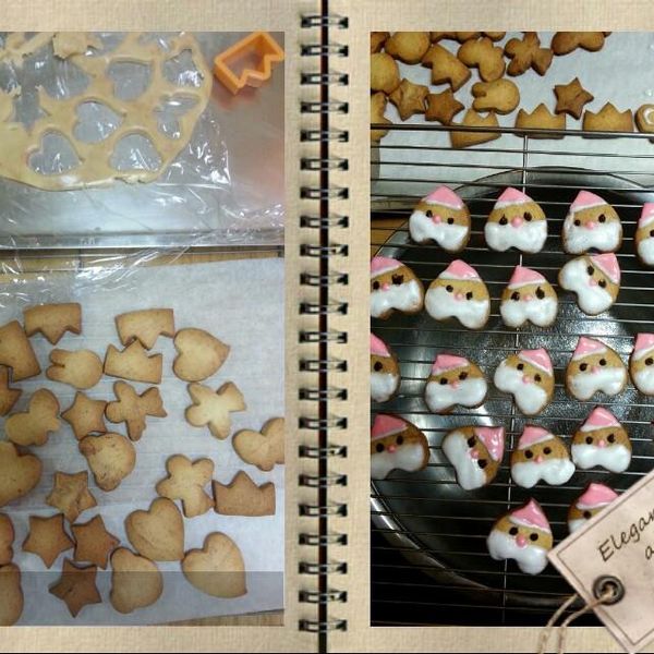 宛の烘培好”食“光 ✿ 聖誕老人糖霜餅乾 : 尤立絜一起做