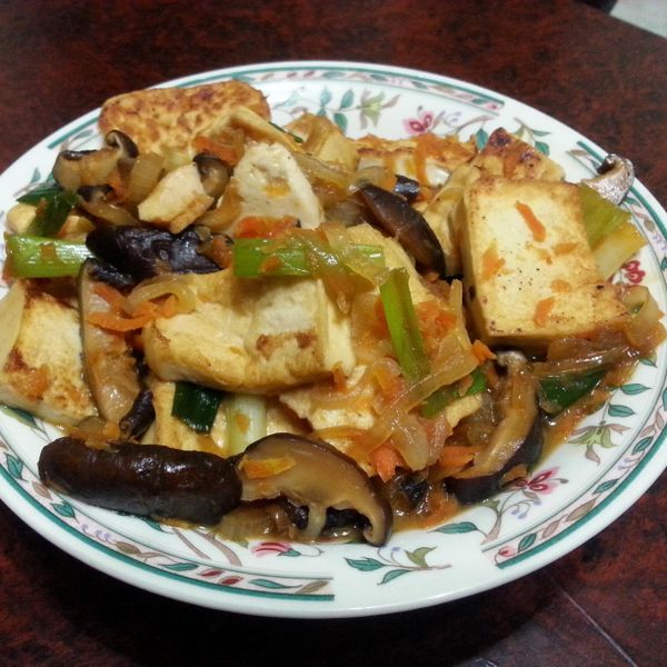 醬燒豆腐：Amanda Wang 一起做