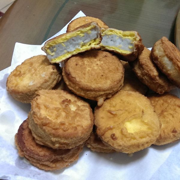 芋仔餅:黃小花 一起做