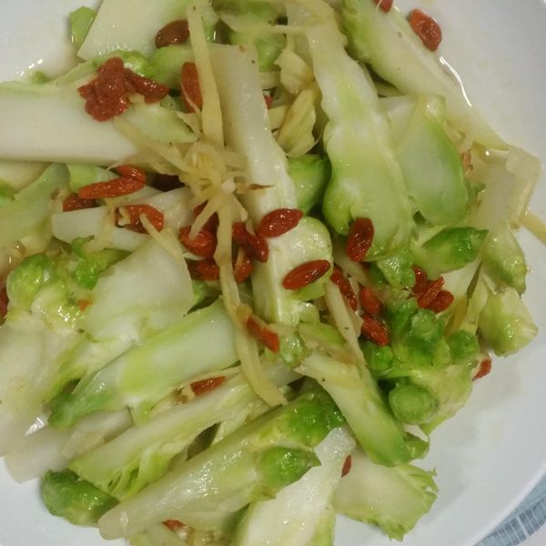 許效有約~icook 養生枸杞娃娃菜心! : 李麗娟一起做