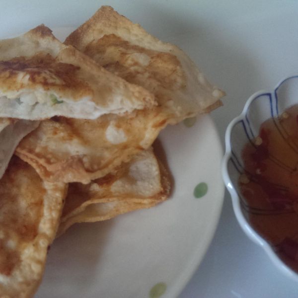 在家也可以自己做的月亮蝦餅 : Jane Wancheng Ts一起做