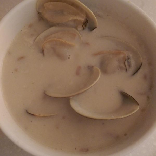 蛤蜊巧達濃湯-免果汁機攪打【光泉鮮乳】：萱庭兒 一起做