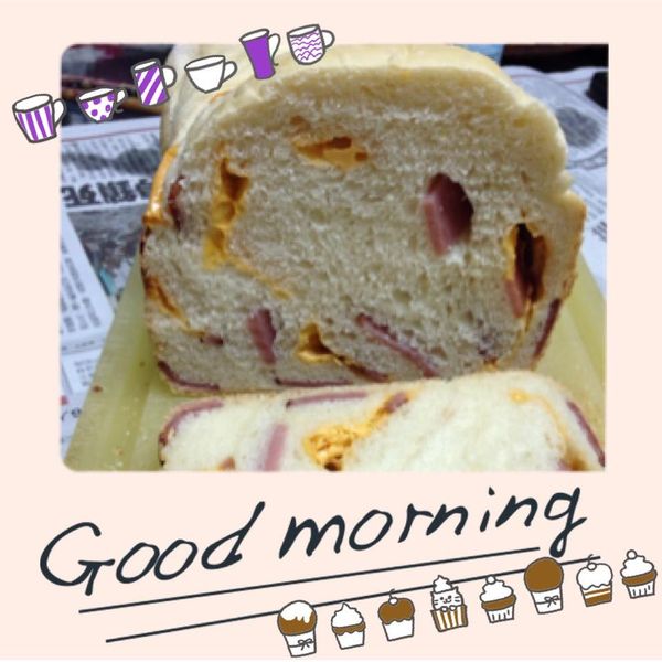起士火腿吐司Panasonic製麵包機：Amy 一起做