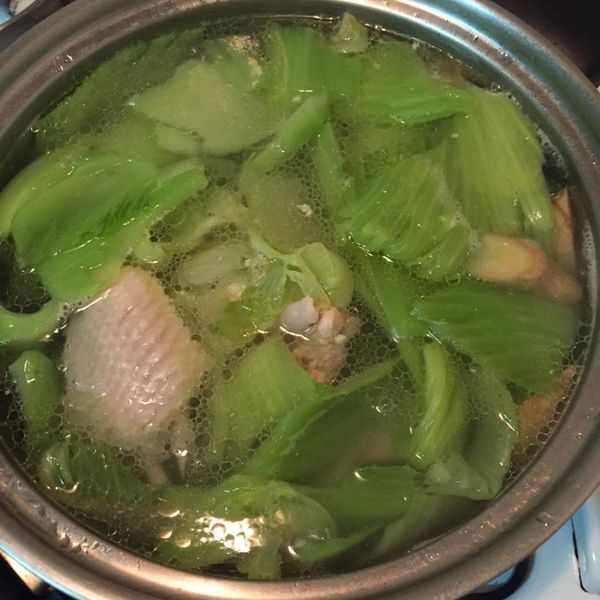 芥菜雞湯 : Claire Peng一起做