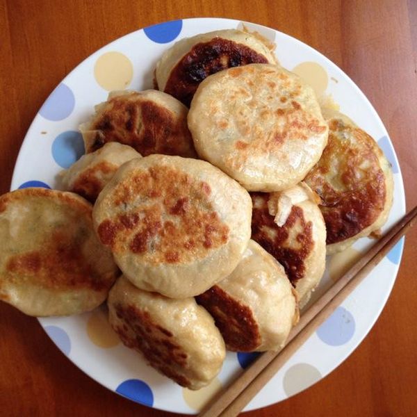 超好吃的-素水煎包：Daphne 一起做