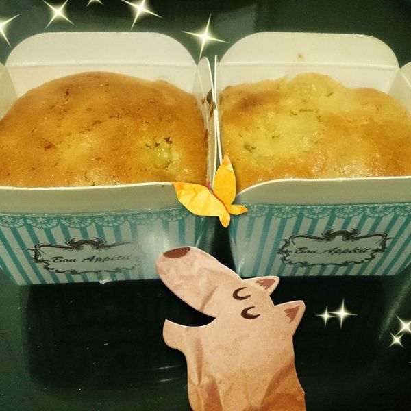 焦糖香蕉蛋糕 : Ku An Chi一起做