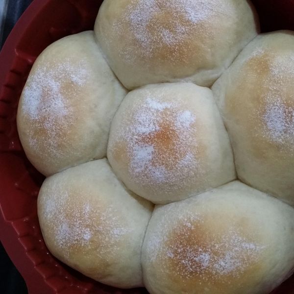 超鬆軟煉乳餐包 : wing75一起做