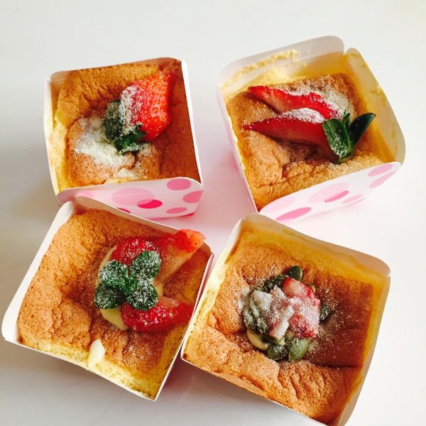 北海道戚風蛋糕 : 一打二的煮婦生活一起做