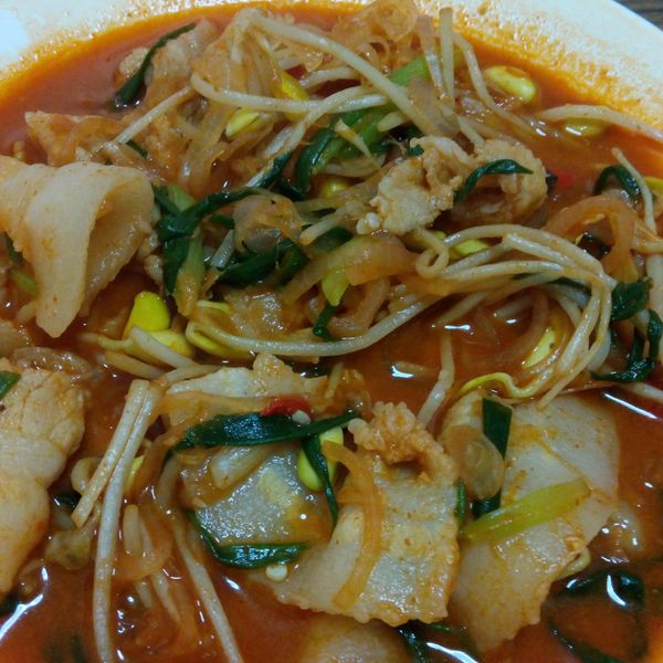 韓式燉豆芽五花肉, 콩나물삽결살찜 : Wydynn Sim一起做