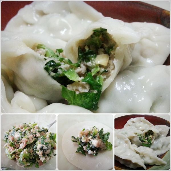 一餃三吃~雪菜水餃＆蒸餃＆煎餃 : Miranda Lee一起做