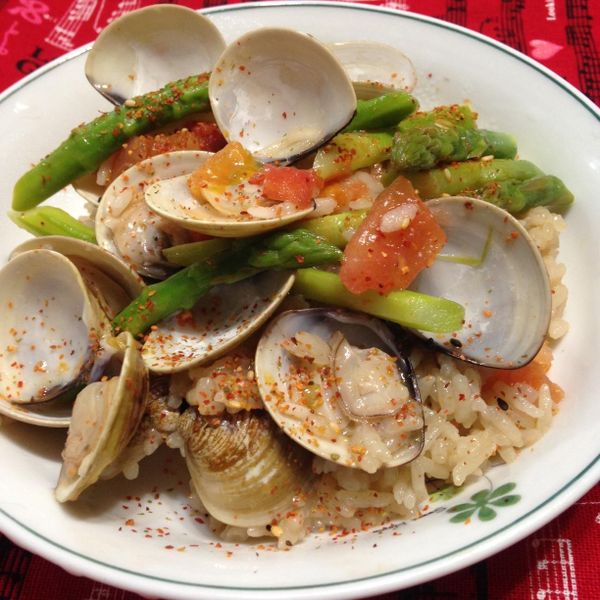 蛤蜊炊飯~電鍋版【穀盛壽喜燒】：lenglal 一起做